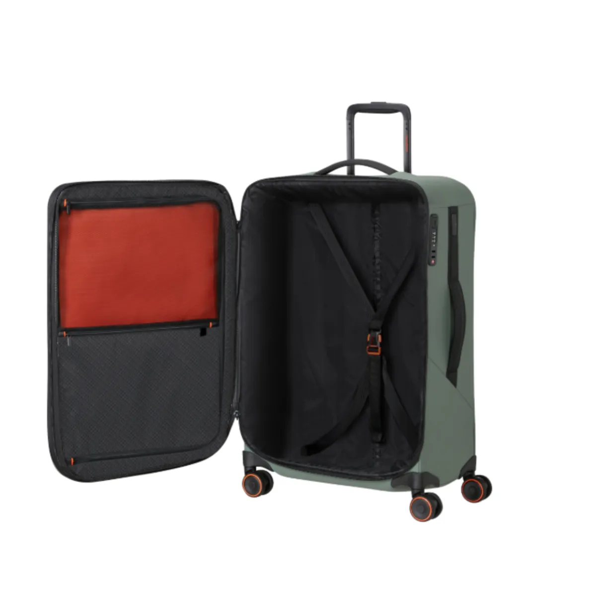 Valise Glazed 67cm - Verte Valises Medium|Samsonite